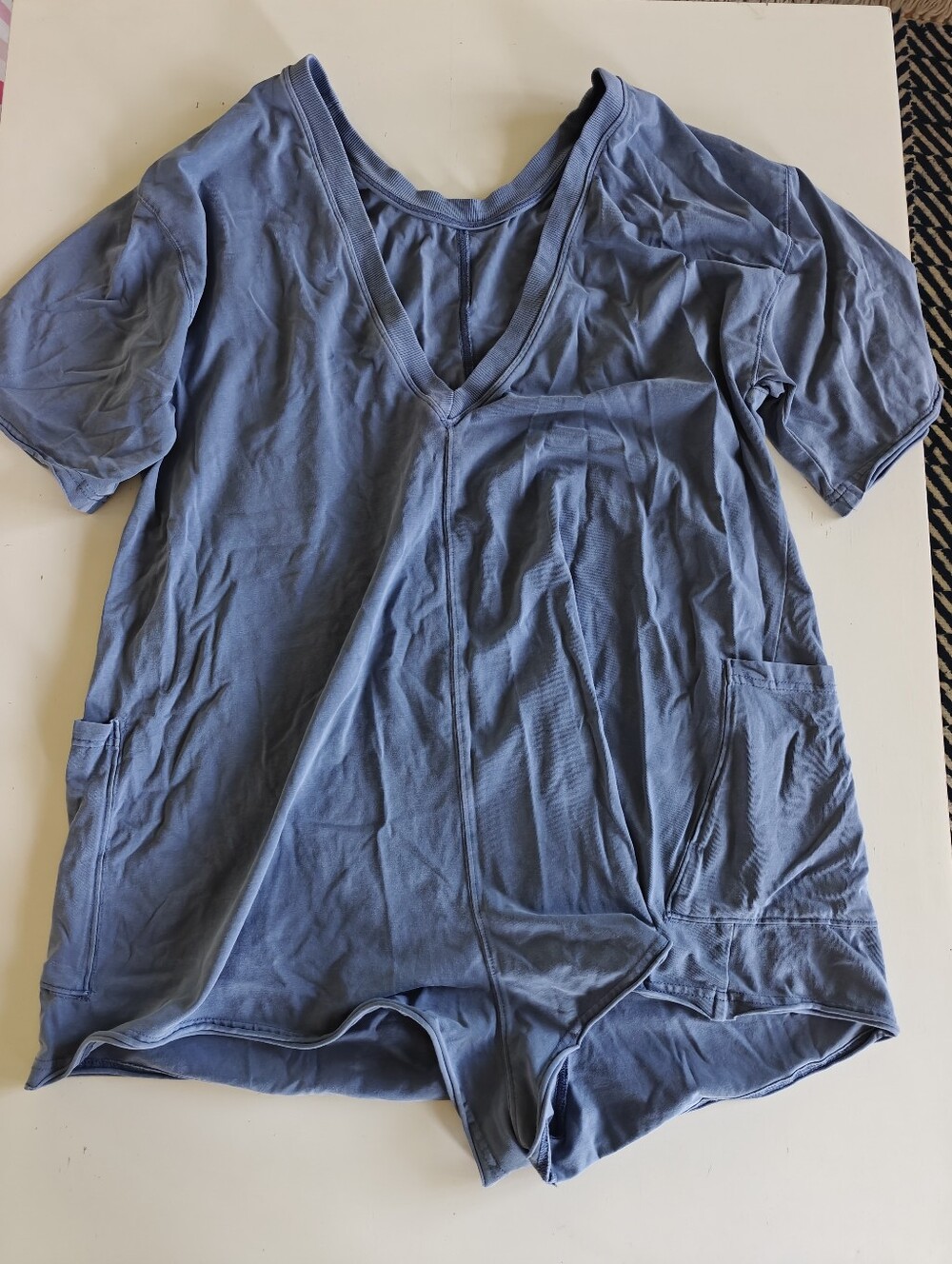 FREE PEOPLE MOVEMENT HOT SHOT TEE ROMPER - SKYLINE - Picture 7 of 16